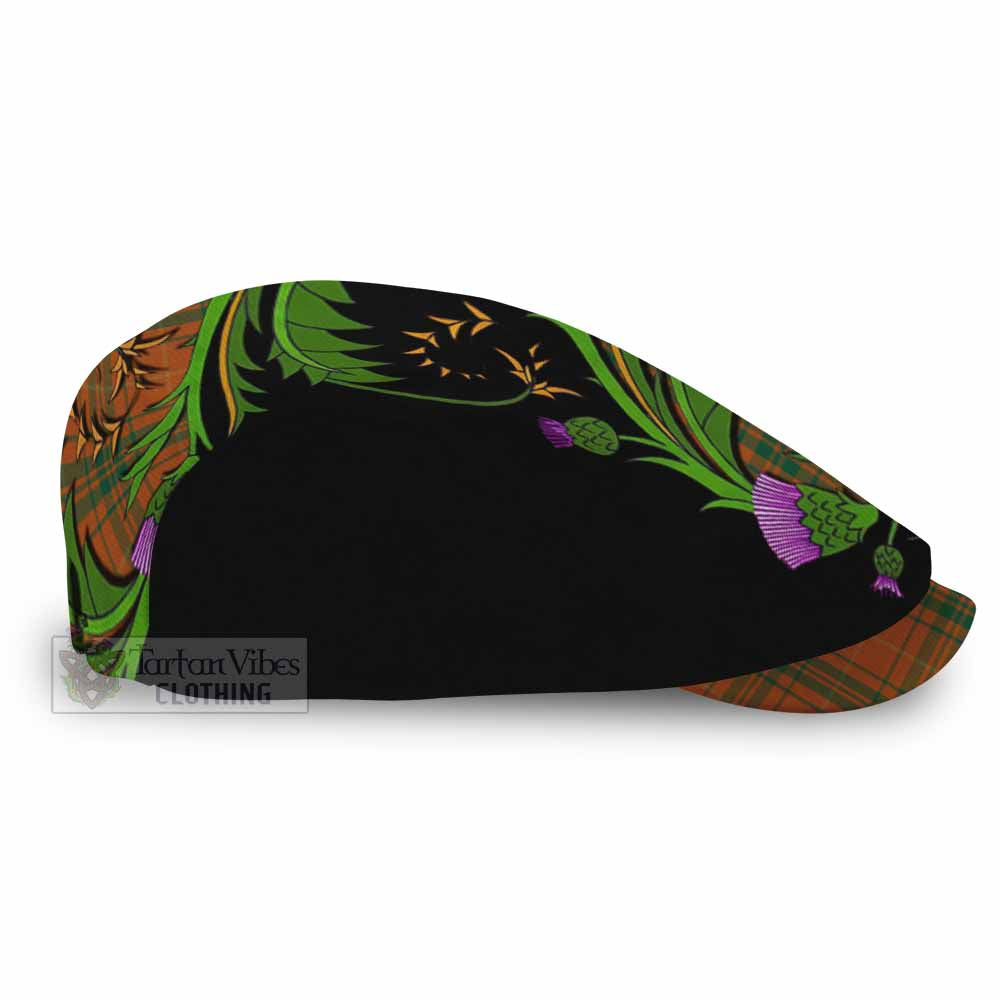 Wolfe Tartan Flat Cap, Jeff Cap Scottish Thistle Pride Heritage Art - Tartan Vibes Clothing