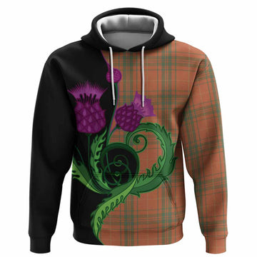 Wolfe Tartan Hoodie Traditional Scottish Thistle