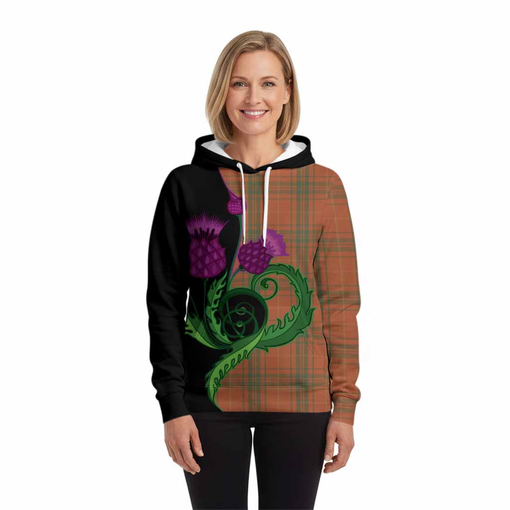 Wolfe Tartan Hoodie Traditional Scottish Thistle