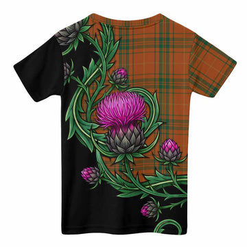 Wolfe Tartan Kid T-shirt Resilient Scottish Thistle - Tartan Vibes Clothing