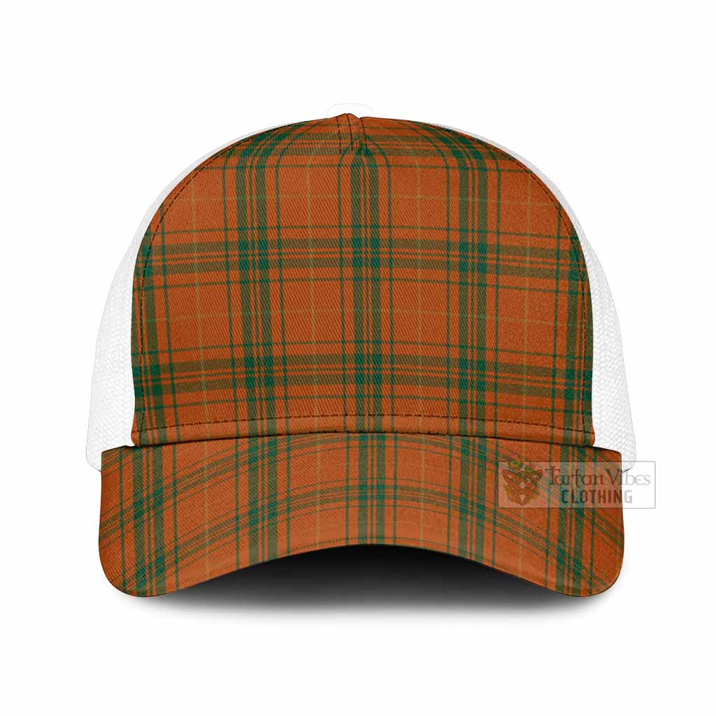 Wolfe Tartan Mesh Trucker Cap One Size (Adjustable) White - Tartan Vibes Clothing