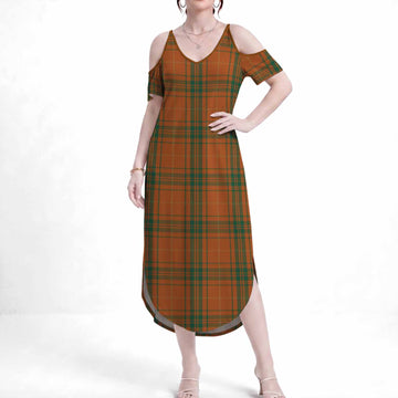 Wolfe Tartan Summer Maxi Dress - Tartan Vibes Clothing