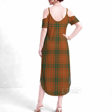 Wolfe Tartan Summer Maxi Dress - Tartan Vibes Clothing
