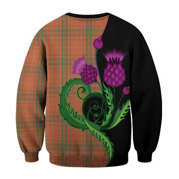 Wolfe Tartan Sweatshirt Traditional Scottish Thistle