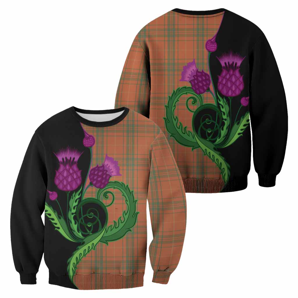 Wolfe Tartan Sweatshirt Traditional Scottish Thistle