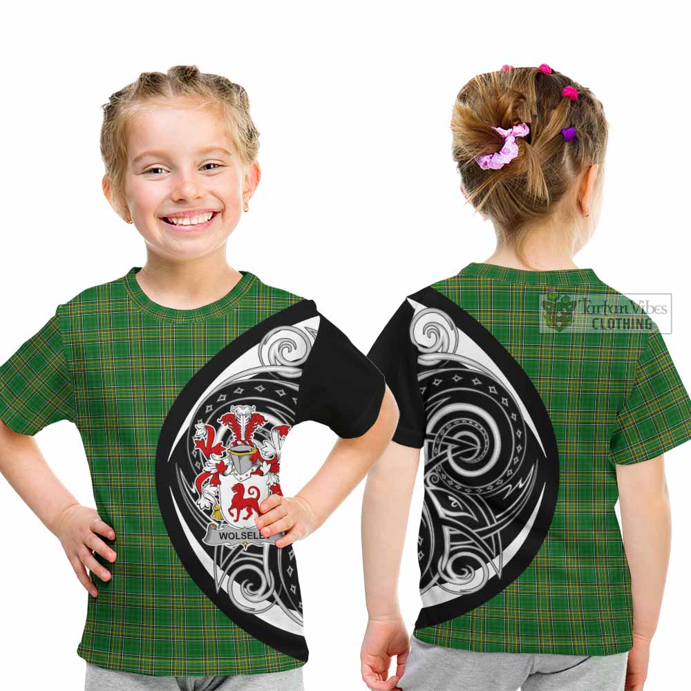 Wolseley Irish Clan Kid T-Shirt Celtic Circle Style - Tartan Vibes Clothing