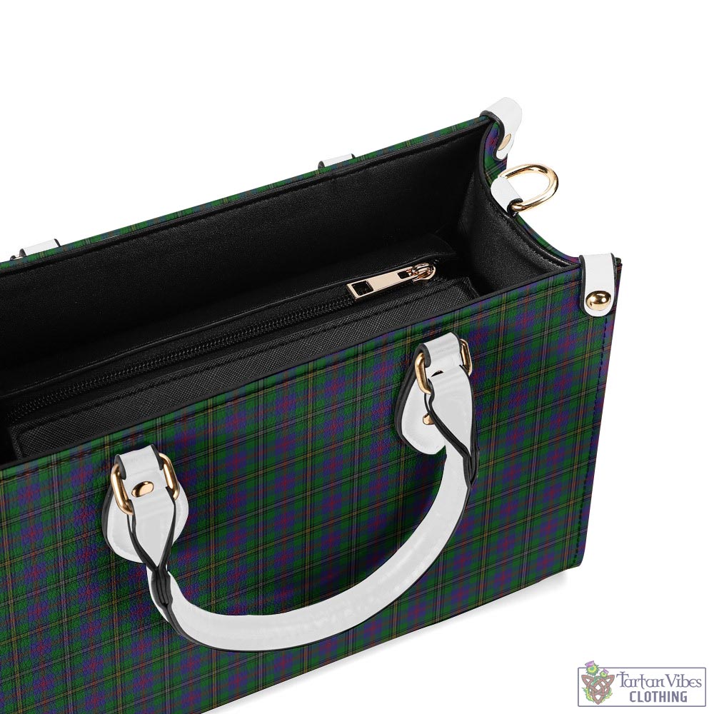 Tartan Vibes Clothing Wood Tartan Luxury Leather Handbags