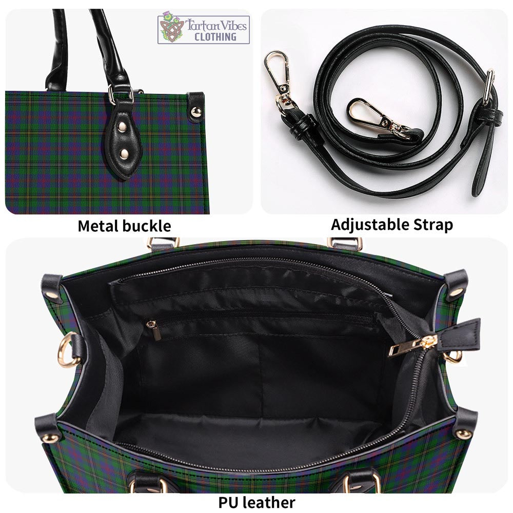 Tartan Vibes Clothing Wood Tartan Luxury Leather Handbags