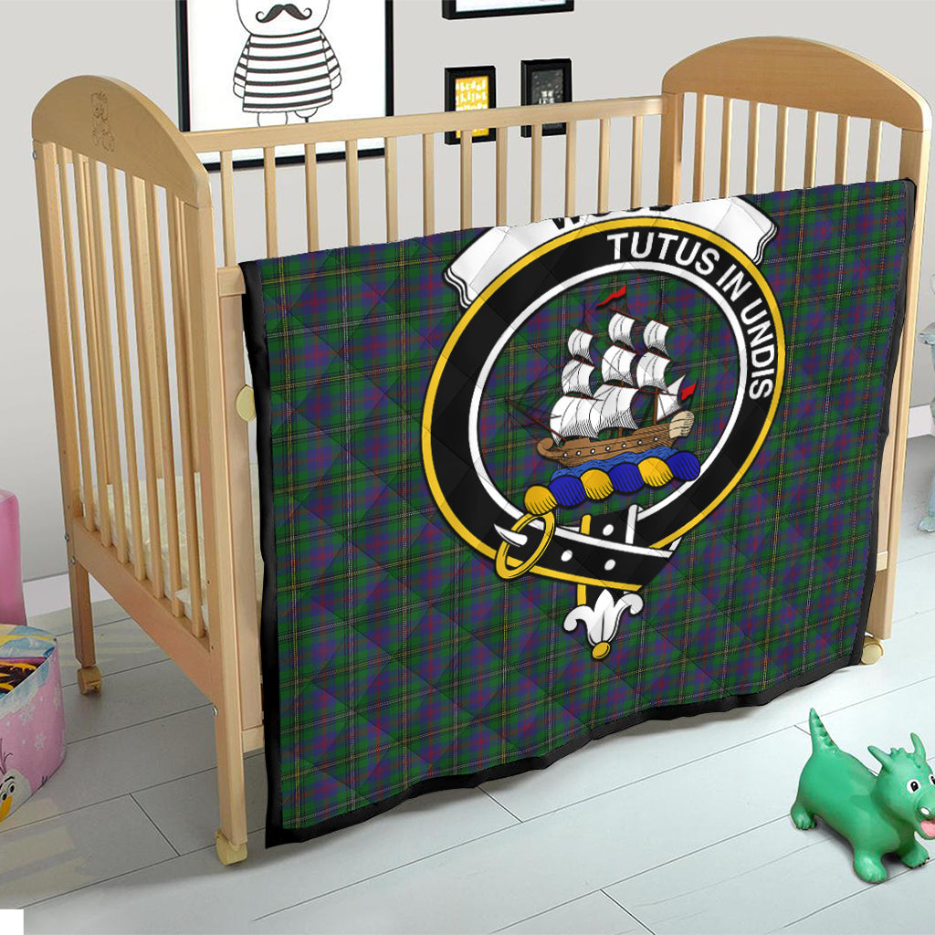 wood-tartan-quilt-with-family-crest