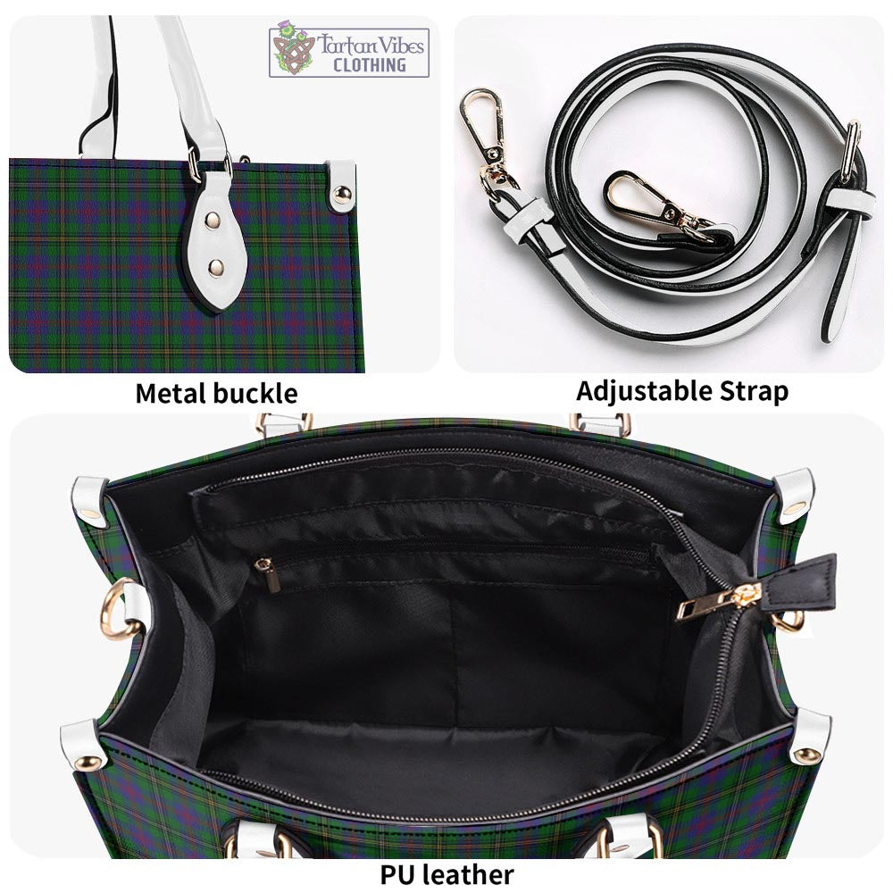 Tartan Vibes Clothing Wood Tartan Luxury Leather Handbags