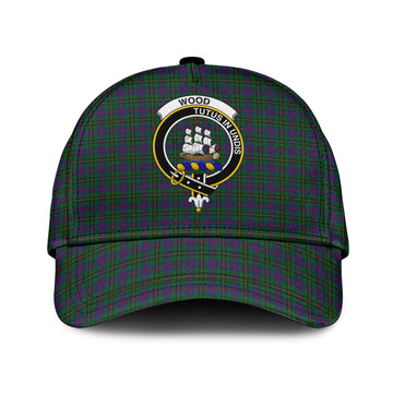 Wood Tartan Classic Cap with Family Crest