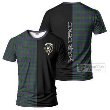 Wood Tartan T-Shirt with Family Crest and Half Of Me Style Kid's Shirt - Tartanvibesclothing Shop