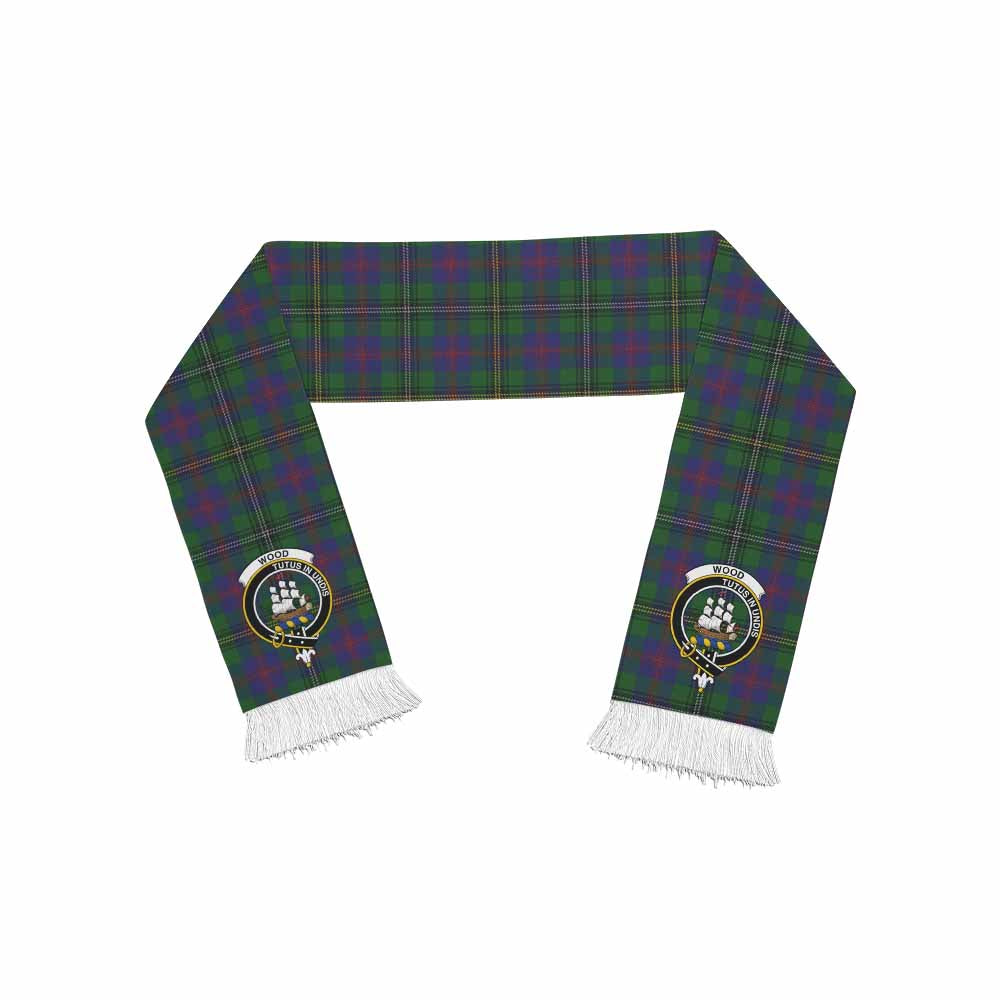 Tartan Vibes Clothing Wood Tartan Ruffneck Scarf with Family Crest