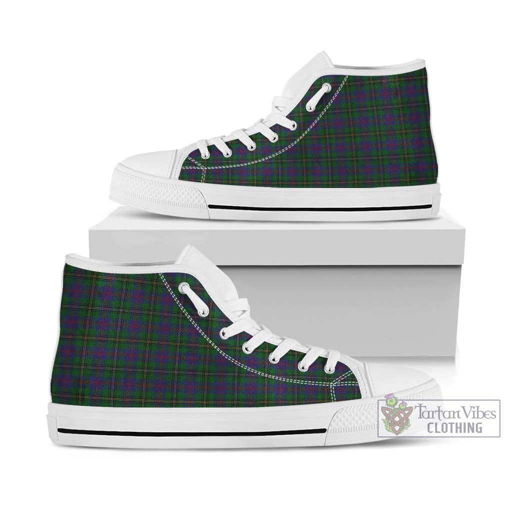Tartan Vibes Clothing Wood Tartan High Top Shoes