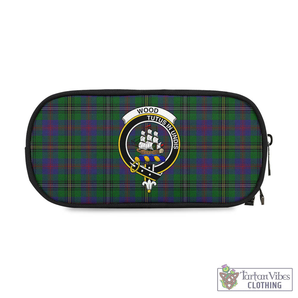 Tartan Vibes Clothing Wood Tartan Pen and Pencil Case with Family Crest