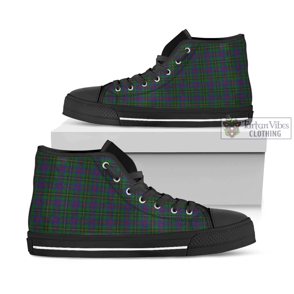 Tartan Vibes Clothing Wood Tartan High Top Shoes