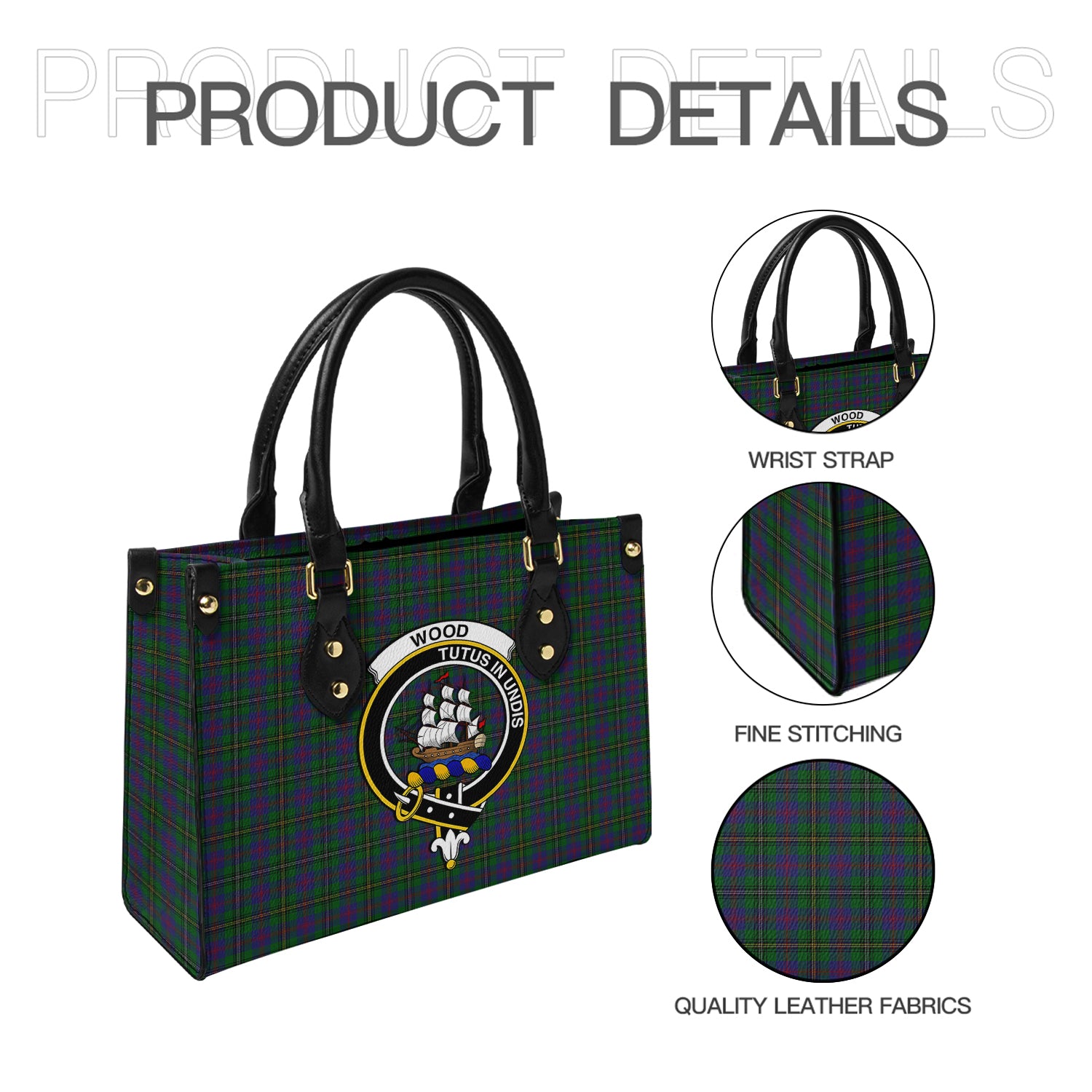 wood-tartan-leather-bag-with-family-crest