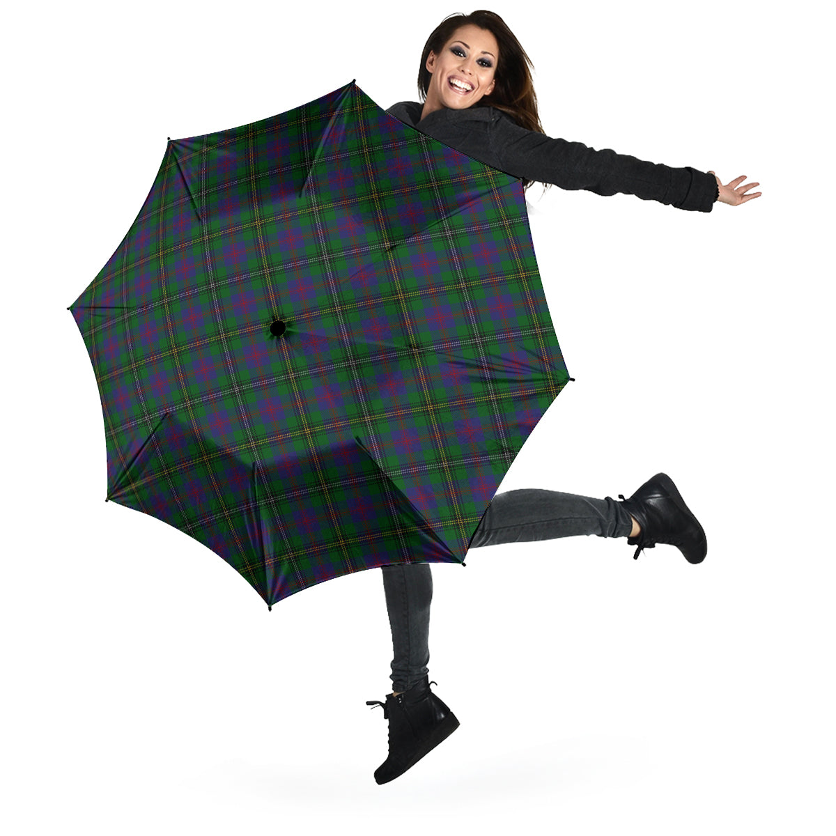Wood Tartan Umbrella - Tartanvibesclothing