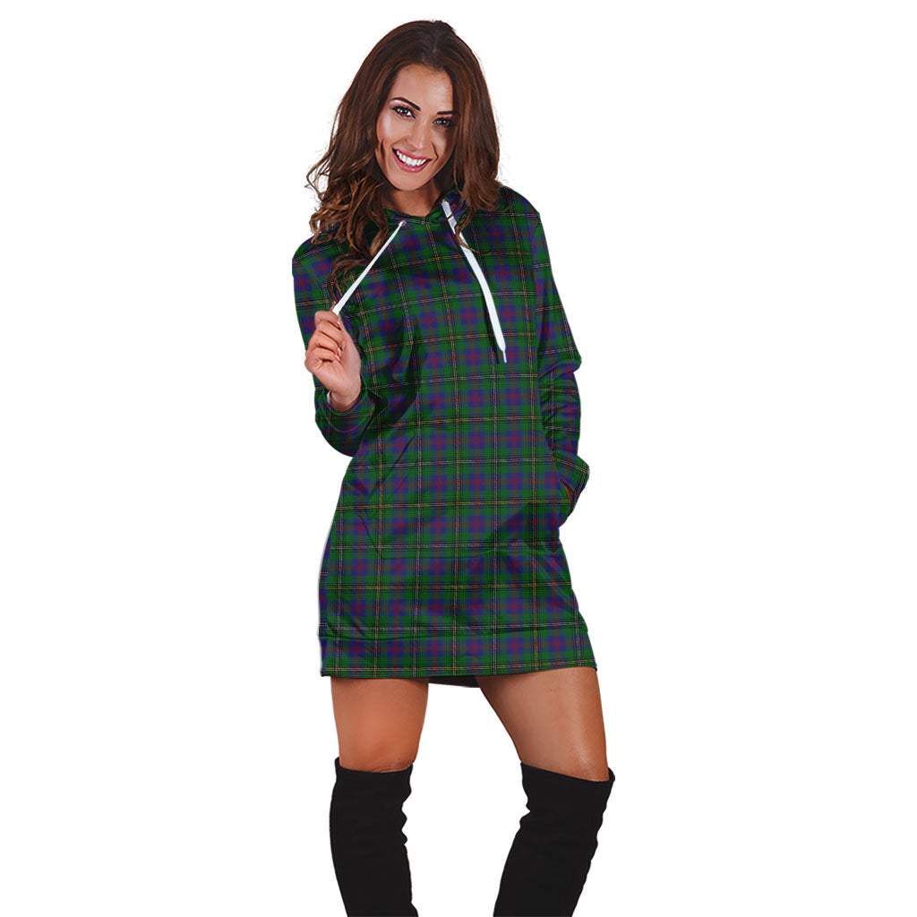 Wood Tartan Hoodie Dress - Tartan Vibes Clothing