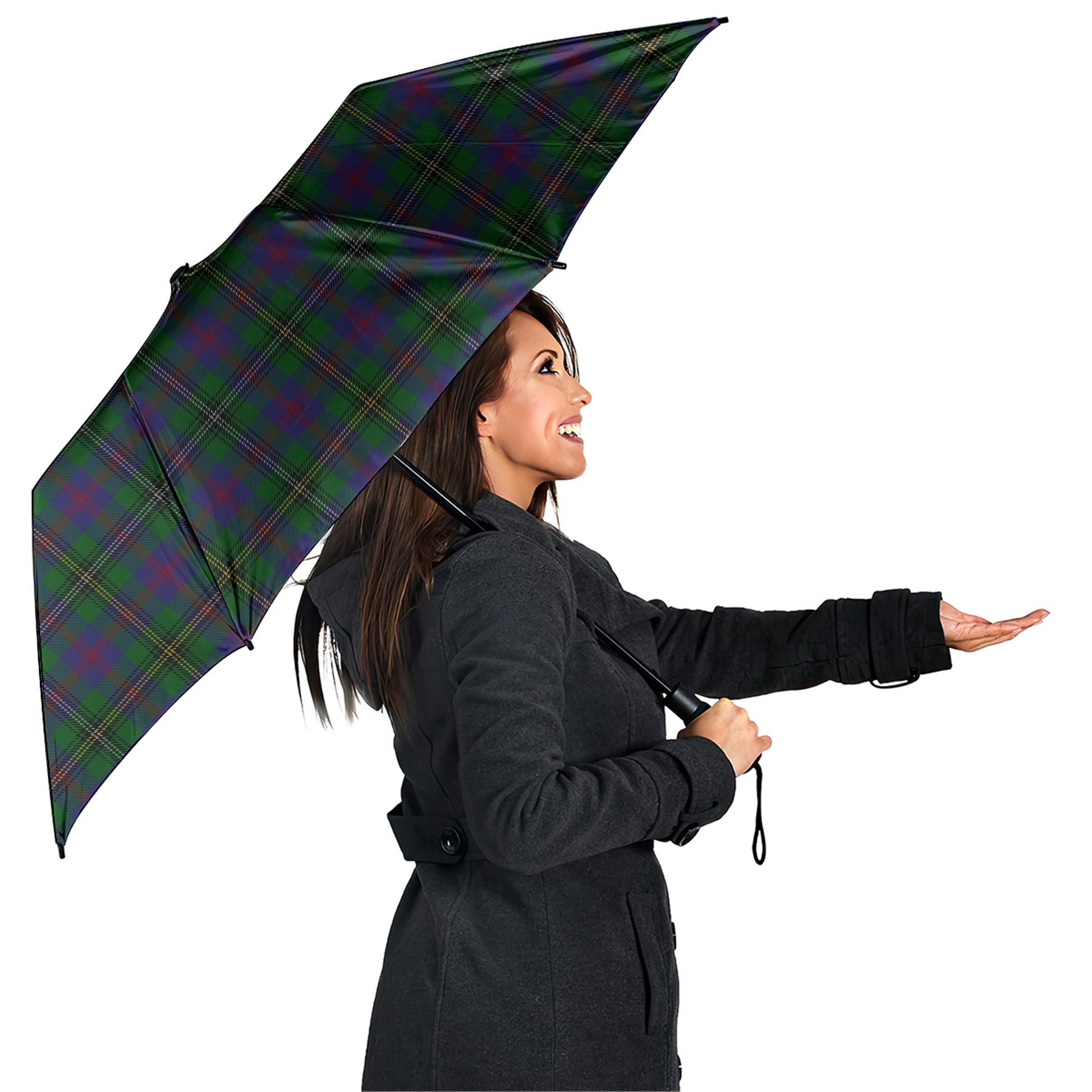 Wood Tartan Umbrella - Tartanvibesclothing