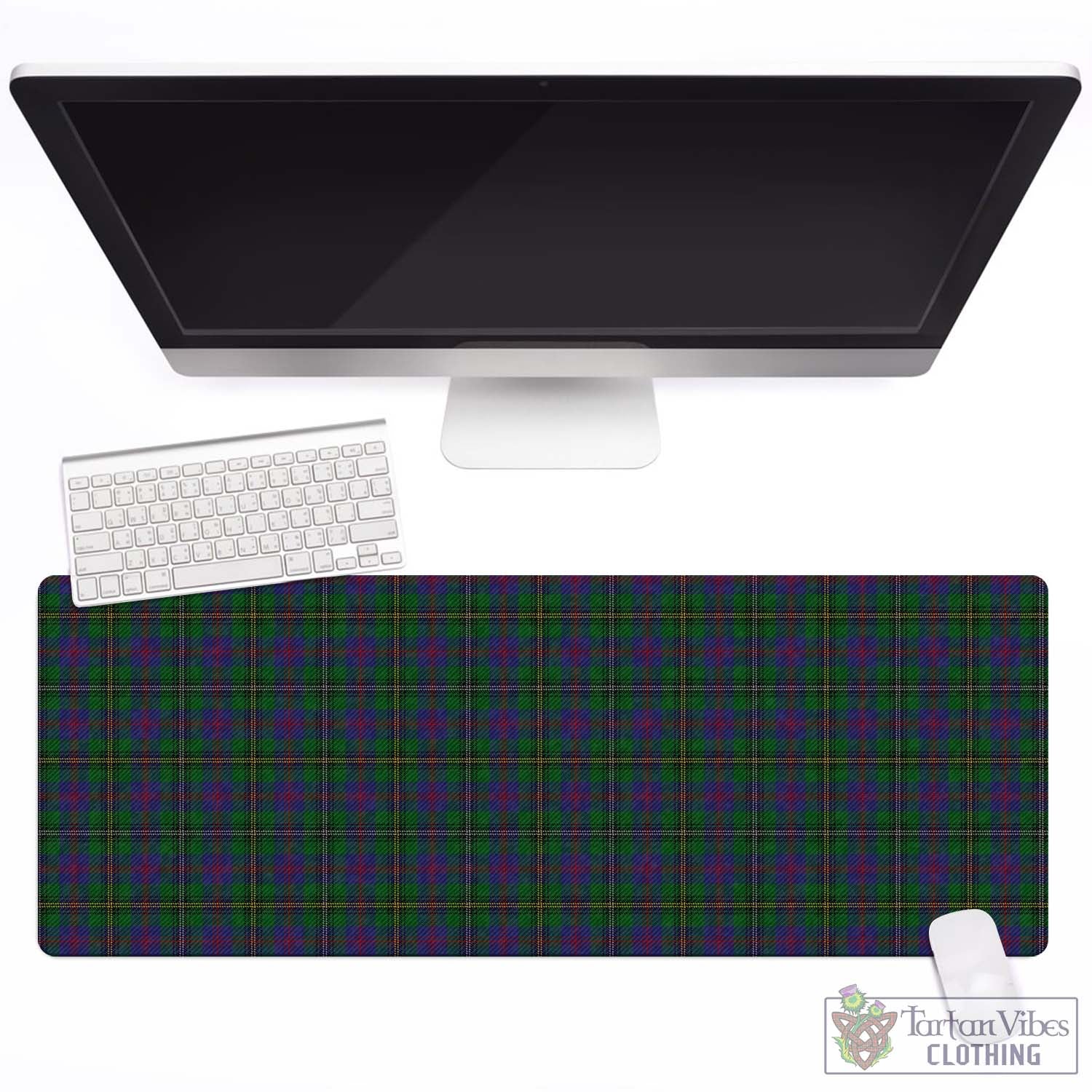 Tartan Vibes Clothing Wood Tartan Mouse Pad