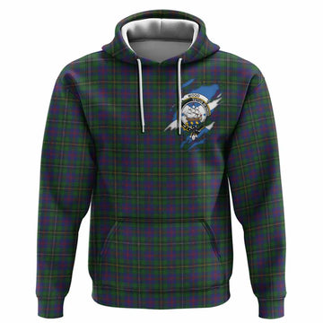 Wood Clan Crest In Me Tartan Hoodie Scotland Flag Style