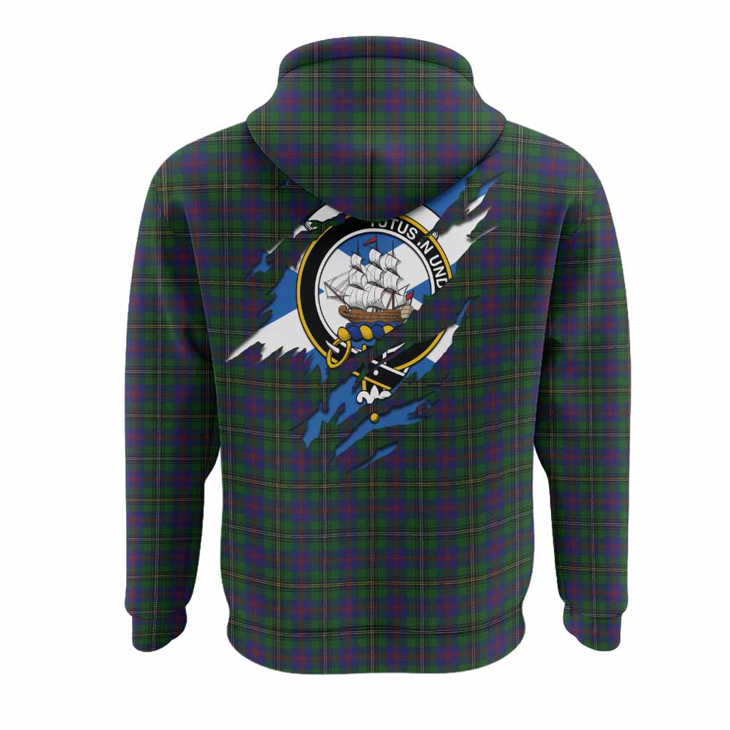 Wood Clan Crest In Me Tartan Hoodie Scotland Flag Style