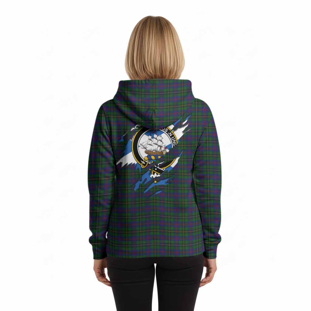 Wood Clan Crest In Me Tartan Hoodie Scotland Flag Style