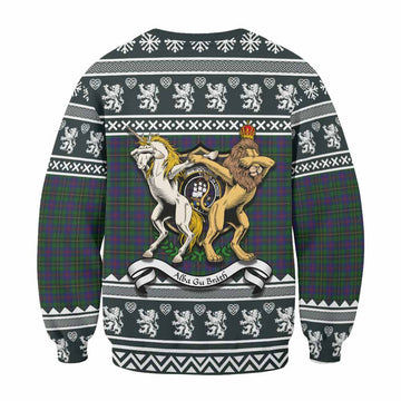 Wood Clan Tartan Crest Christmas Sweatshirt Coat of Arms Funny Style