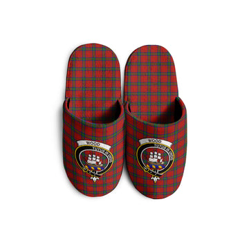 Wood Dress Tartan Home Slippers with Family Crest