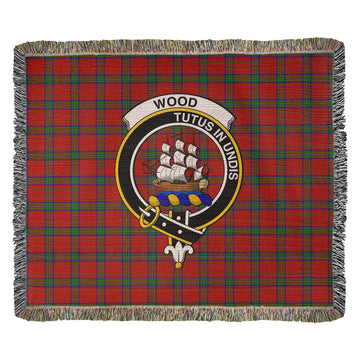 Wood Dress Tartan Woven Blanket with Family Crest