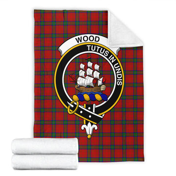 Wood Dress Tartan Blanket with Family Crest