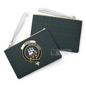 Wood Family Crest Tartan Clutch Bag