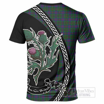 Wood Family Crest Tartan T-Shirt Alba Thistle Inspired - Tartan Vibes Clothing