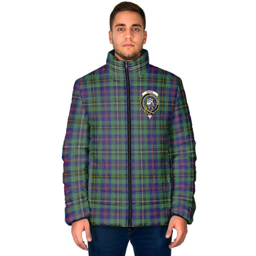 Wood Modern Tartan Padded Jacket with Family Crest