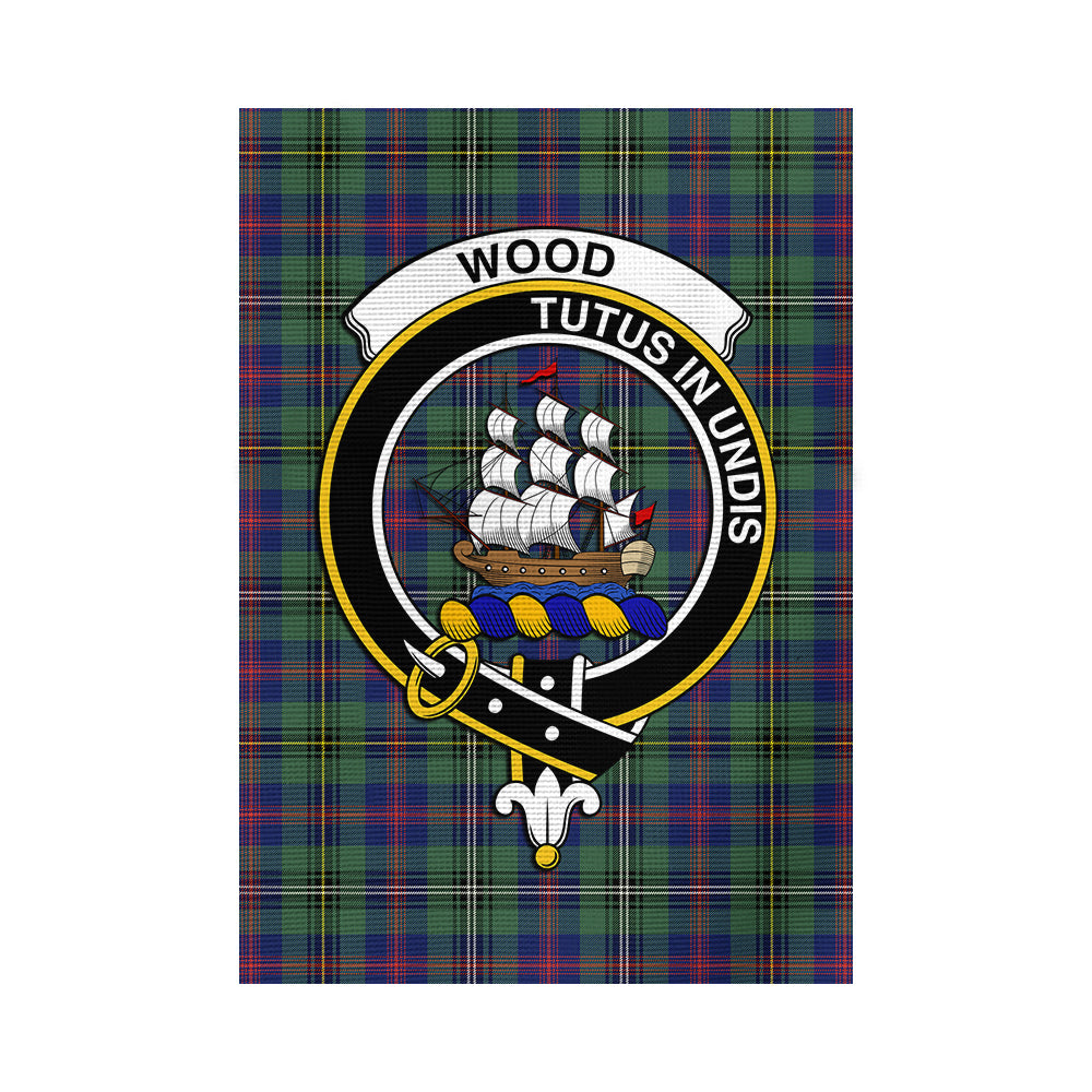 wood-modern-tartan-flag-with-family-crest