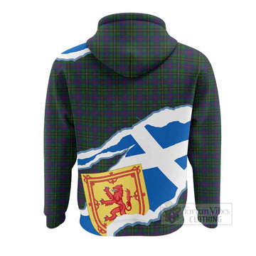 Wood Scotland Football Tartan Hoodie We'll Be Coming