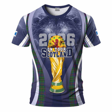 Wood Scotland Football Tartan T-Shirt Scotland On Tour Trophy Style