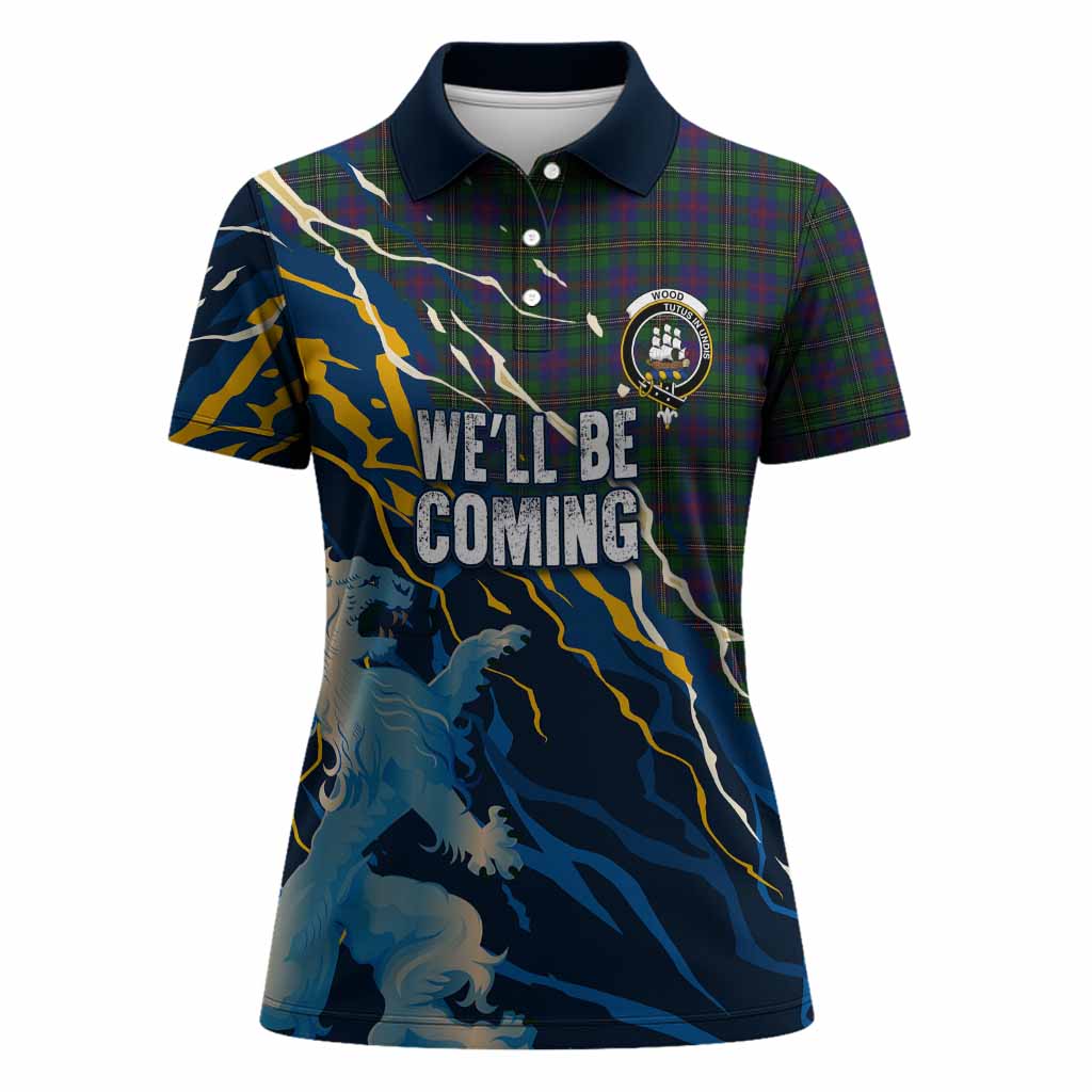 Wood Scotland Tartan Women Polo Shirt WC2026 Football - We'll Be Coming