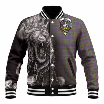 Wood Tartan Baseball Jacket Roaring Lion Heritage