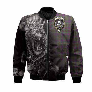 Wood Tartan Bomber Jacket Roaring Lion Heritage
