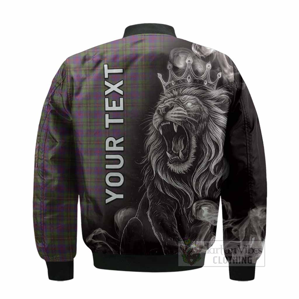 Wood Tartan Bomber Jacket Roaring Lion Heritage
