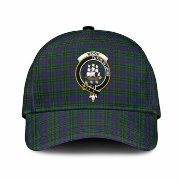 Wood Tartan Classic Cap with Family Crest