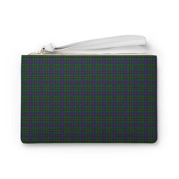 Wood Tartan Clutch Bag