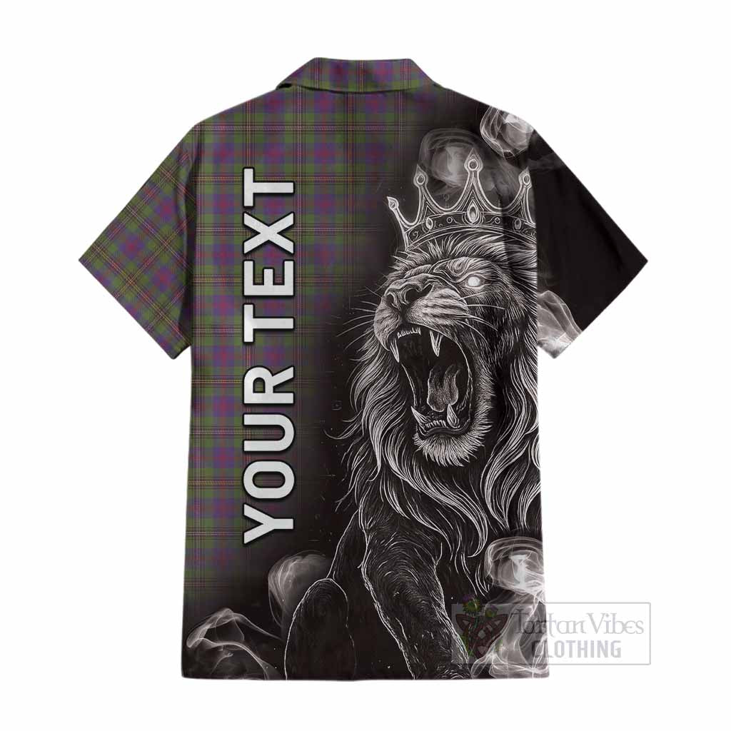 Wood Tartan Cotton Hawaiian Shirt Roaring Lion Heritage