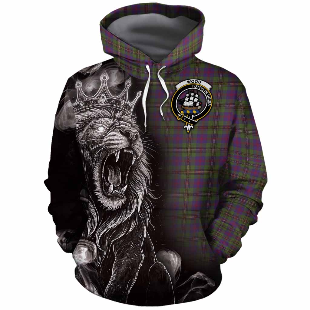 Wood Tartan Cotton Hoodie Roaring Lion Heritage