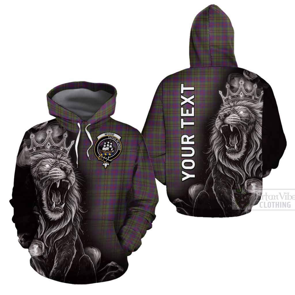 Wood Tartan Cotton Hoodie Roaring Lion Heritage
