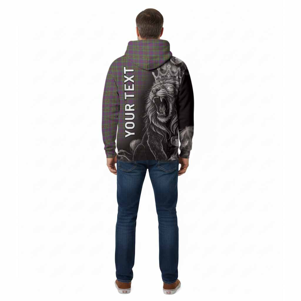 Wood Tartan Cotton Hoodie Roaring Lion Heritage