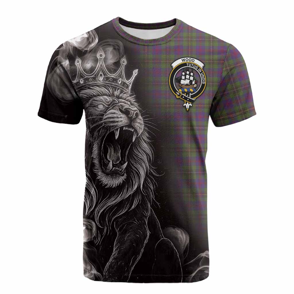 Wood Tartan Cotton T-shirt Roaring Lion Heritage