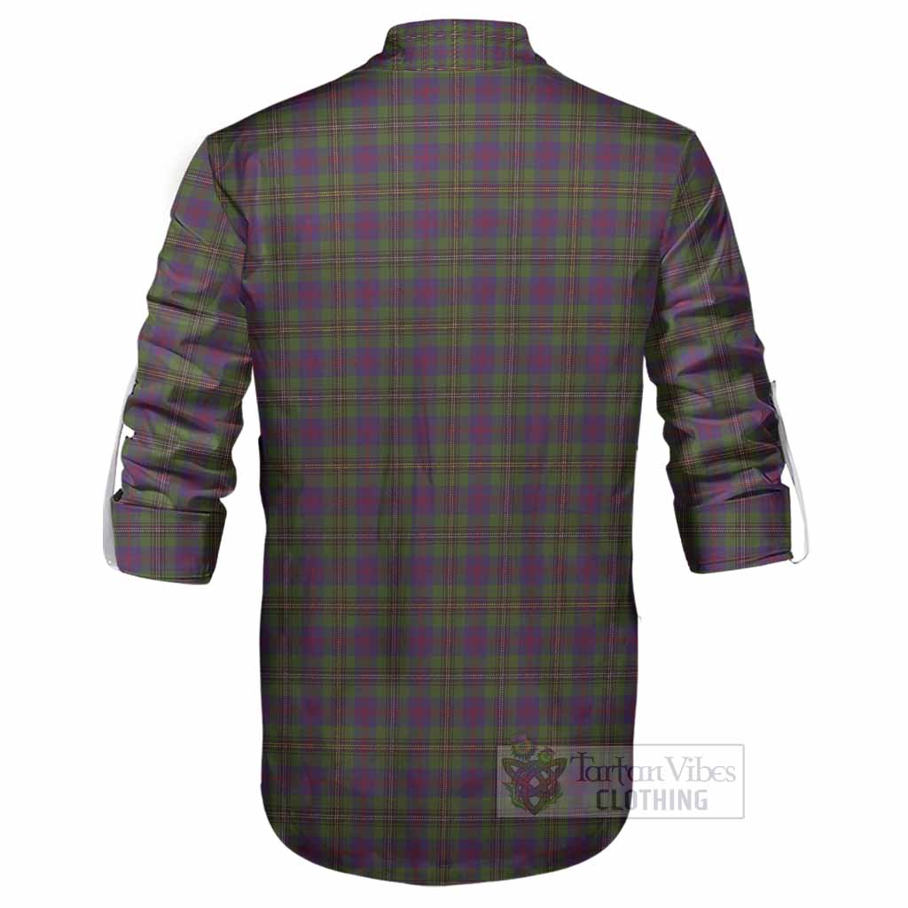 Wood Tartan Crest Ghillie Shirt Ferocious Lion Style